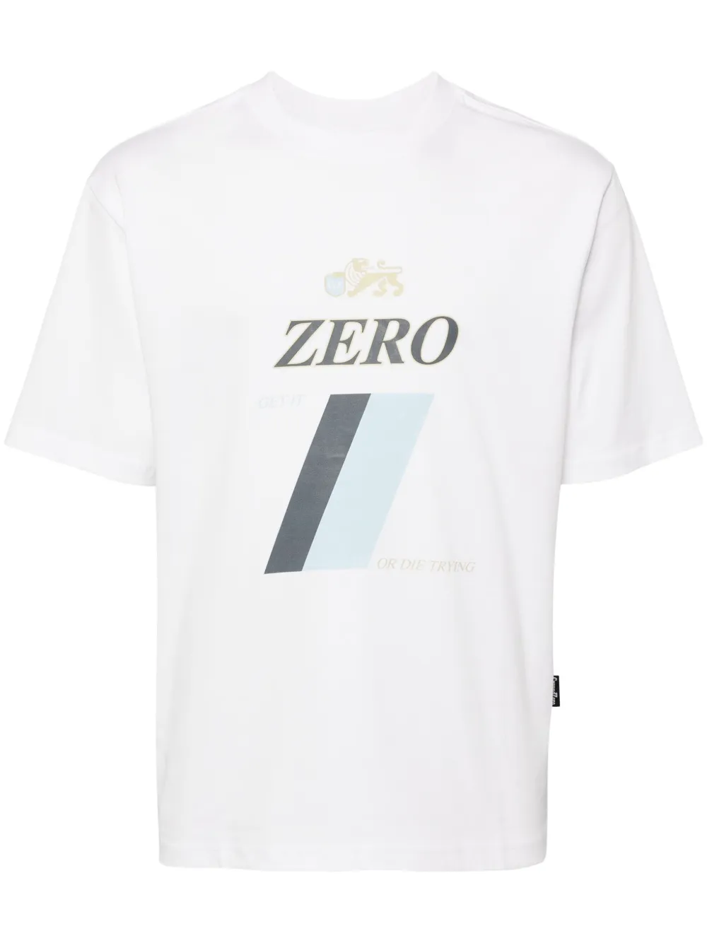 Ground Zero playera con logo estampado | blanco | Image 1