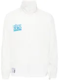 Ground Zero logo-print lightweight jacket - White