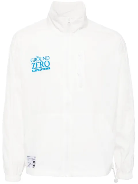 Ground Zero chamarra ligera con logo estampado