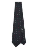 ETRO jacquard silk tie - Blue