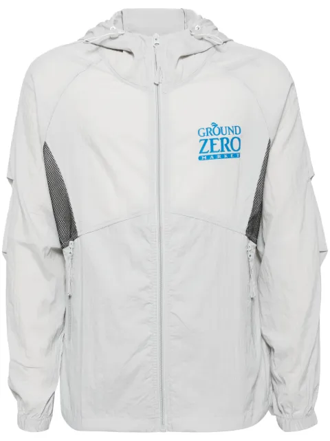 Ground Zero chamarra ligera con logo estampado
