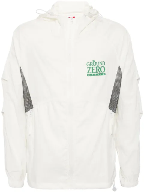 Ground Zero chamarra ligera con logo estampado