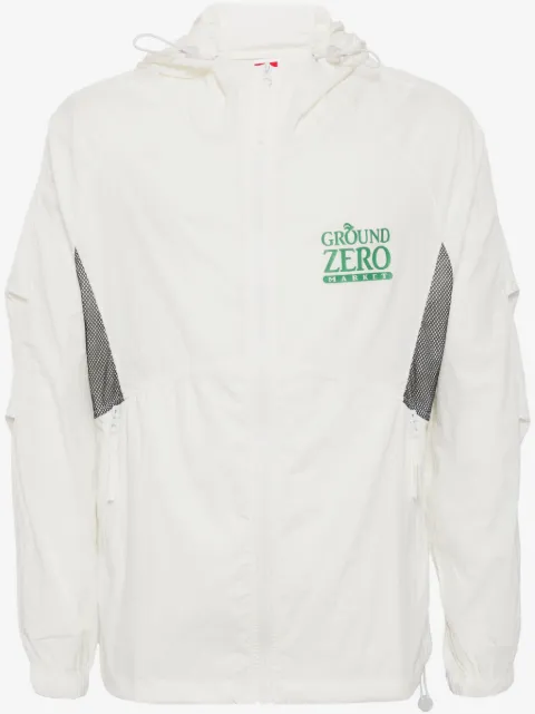 Ground Zero chamarra ligera con logo estampado