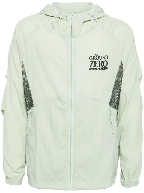 Ground Zero chamarra ligera con logo estampado