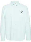 Ground Zero Recycle logo-print cotton shirt - Green