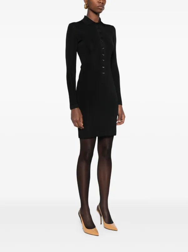 【関税込み】TOM FORD RIB KNIT MINI DRESS TOM FORD Ribbed Mini Dress | Black | FARFETCH CA
