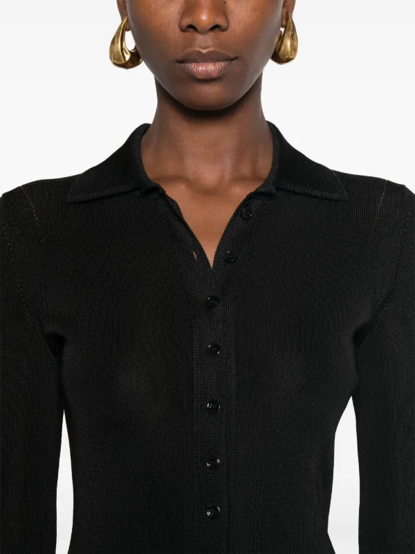 【関税込み】TOM FORD RIB KNIT MINI DRESS TOM FORD | Slinky Rib Knit Mini Dress | Women | Metallic