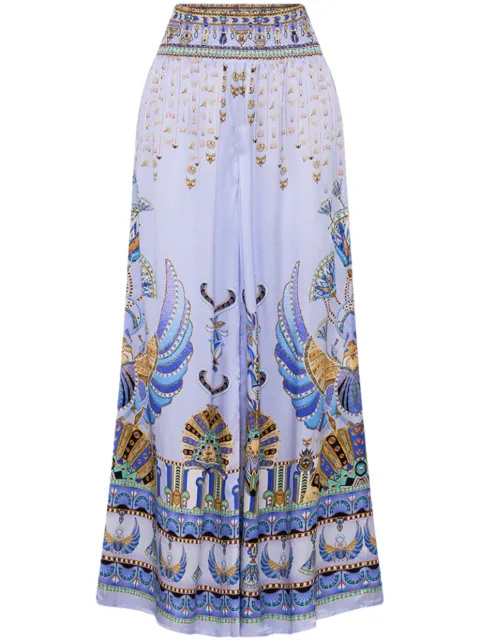 Camilla pantalones con pretina fruncida