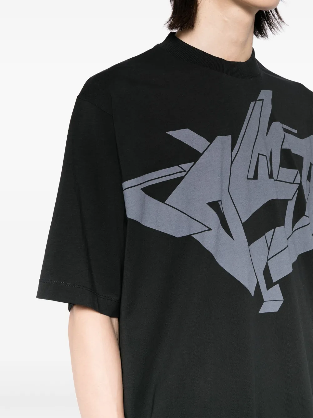 Marcelo Burlon County of Milan T-shirt met grafische print Zwart
