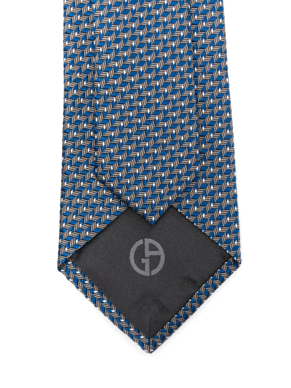 Giorgio Armani Stopdas met patroon - Grijs