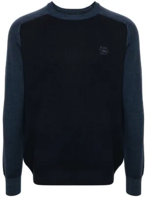 【送料&関税込】Etro Sweater ETRO Wool Sweater | Blue | FARFETCH