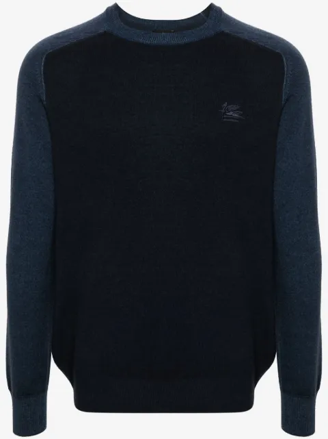 ETRO logo-embroidered sweater