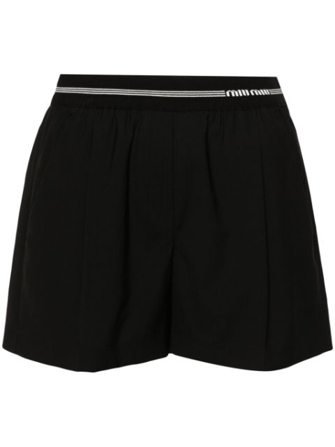 Miu Miu virgin-wool mini shorts Women