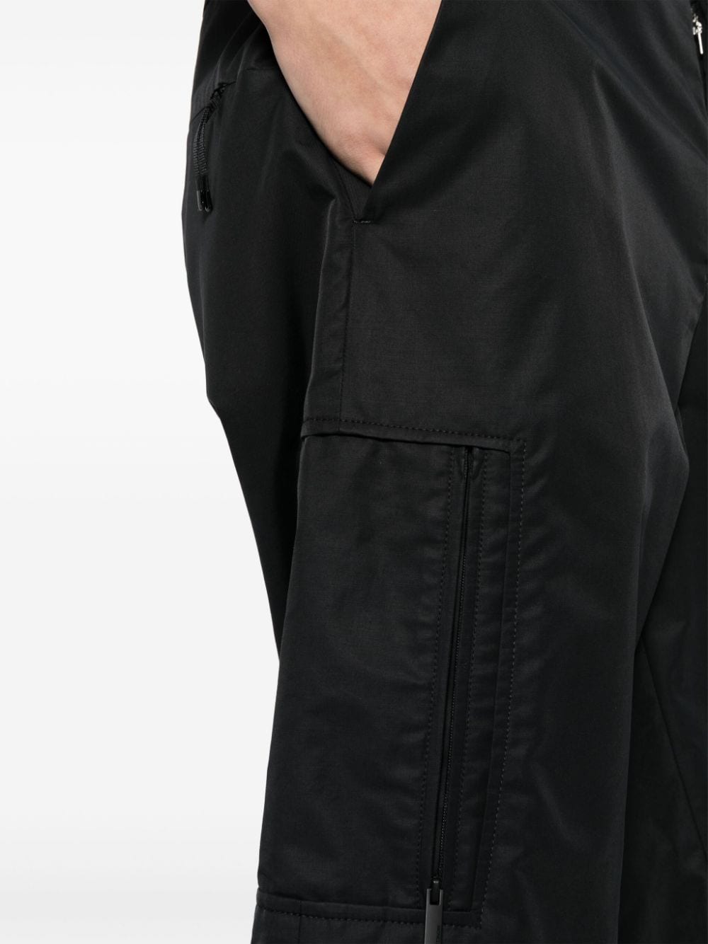 Shop Moncler Zip-fastening Pocket Bermuda Shorts In Black