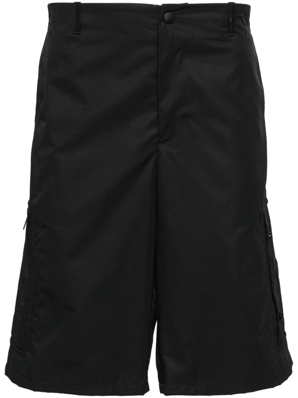 Shop Moncler Zip-fastening Pocket Bermuda Shorts In Black