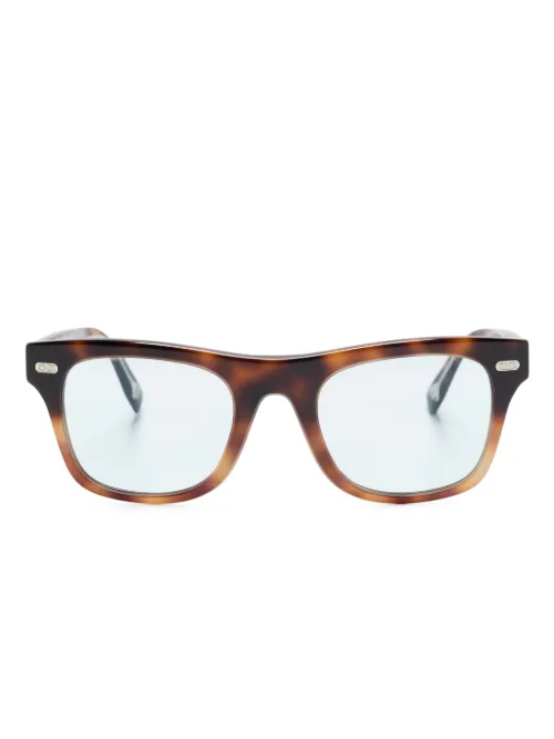 Lunettes de soleil à monture d'inspiration wayfarer - Brunello Cucinelli - Modalova