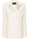 Fabiana Filippi double-breasted crepe blazer - Neutrals