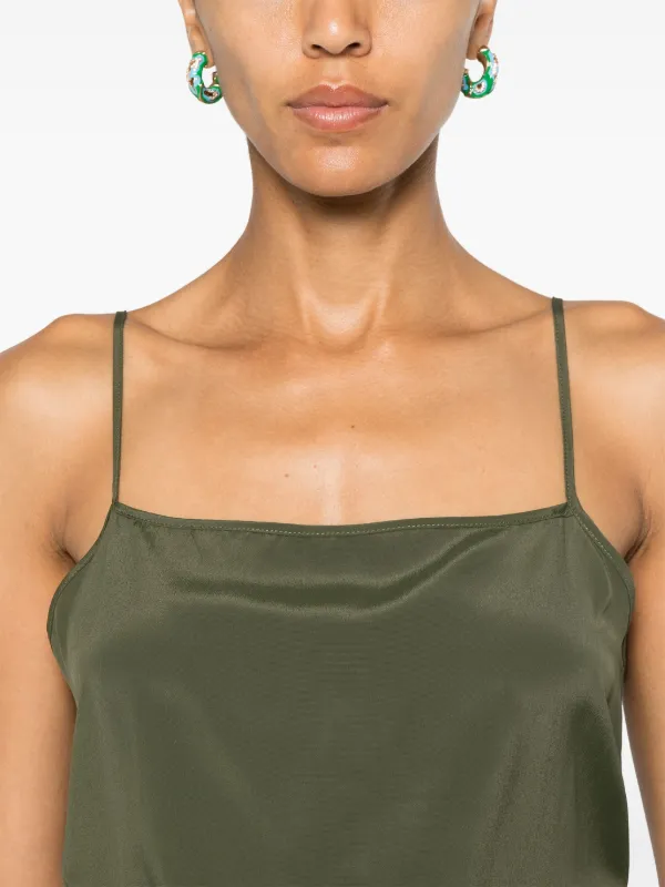 [FABIANA FILIPPI]プリントクレープデシントップ Fabiana Filippi クレープデシン トップ | グリーン | FARFETCH JP