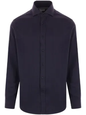 D624-31 イタリア製 BRUNELLO CUCINELLI シャツ Brunello Cucinelli Camisa De Mangas Longas | Azul | FARFETCH BR