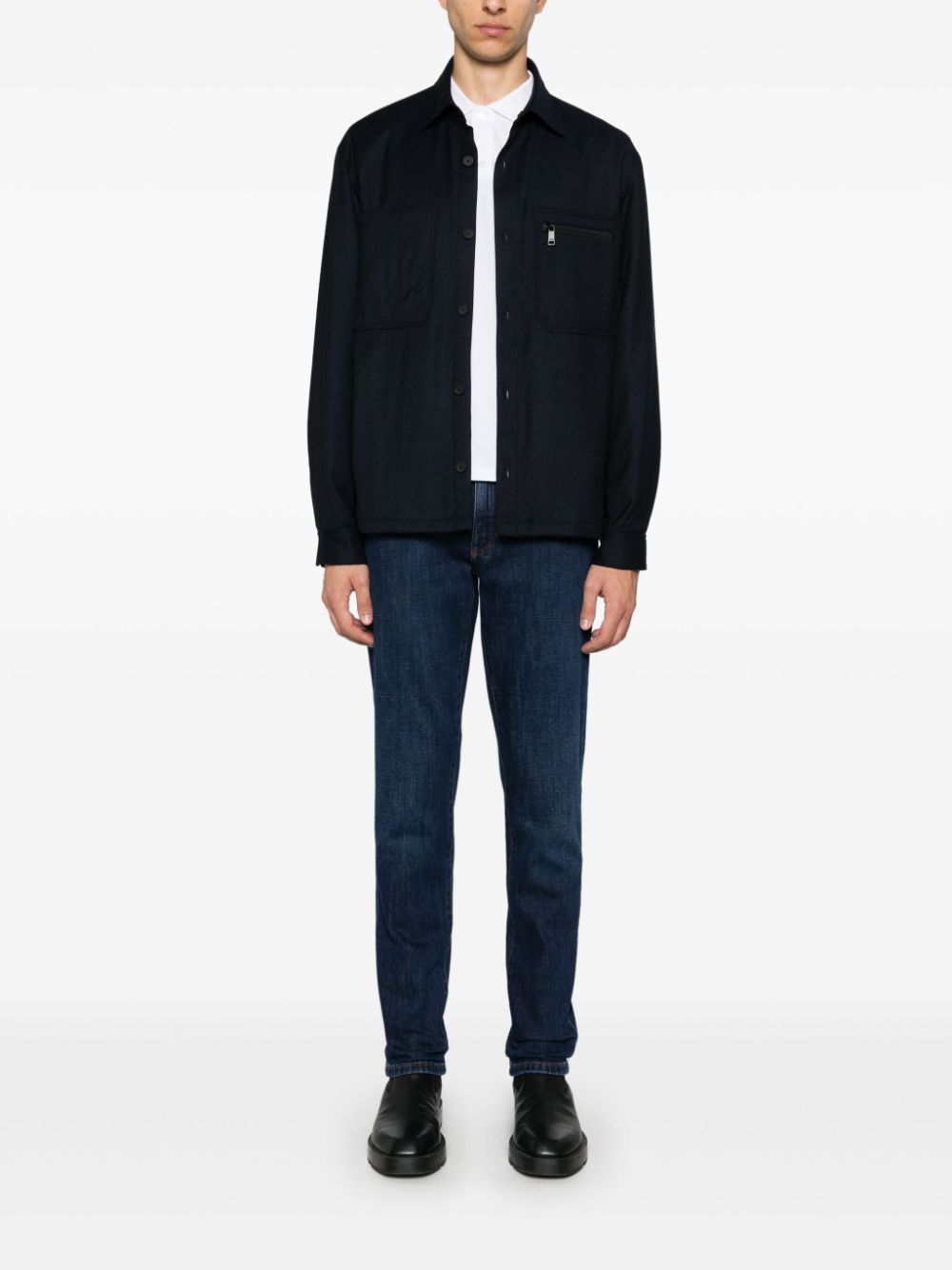 Zegna Skinny jeans - Blauw