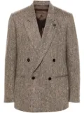 Lardini wool blazer - Brown