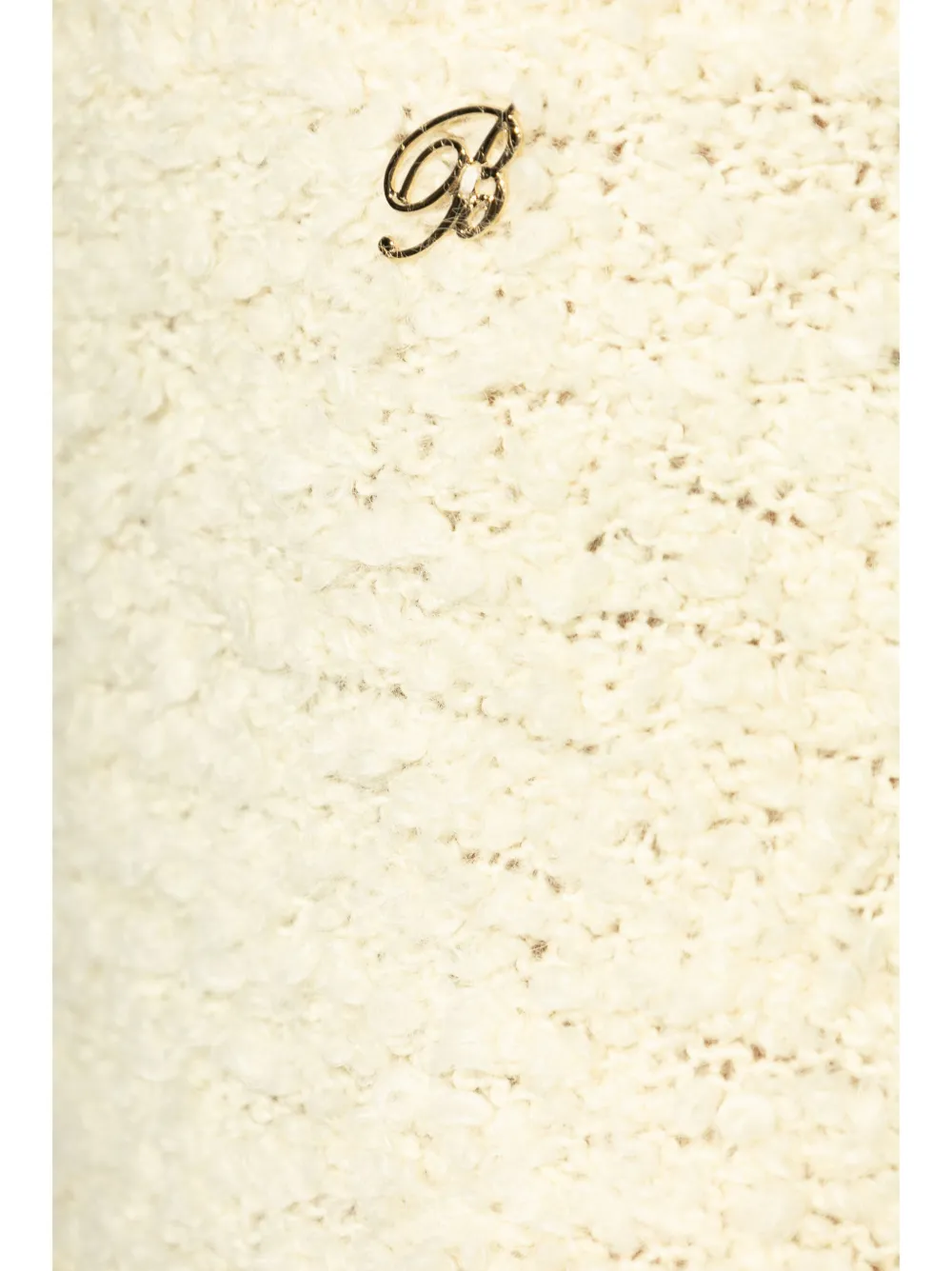 Blumarine Wollen getailleerde rok Beige