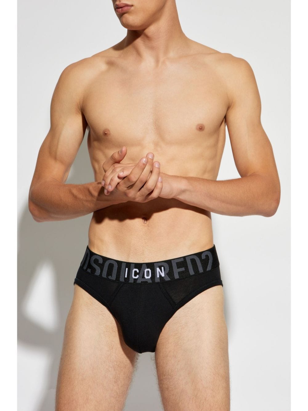 Shop Dsquared2 Icon Briefs In Black