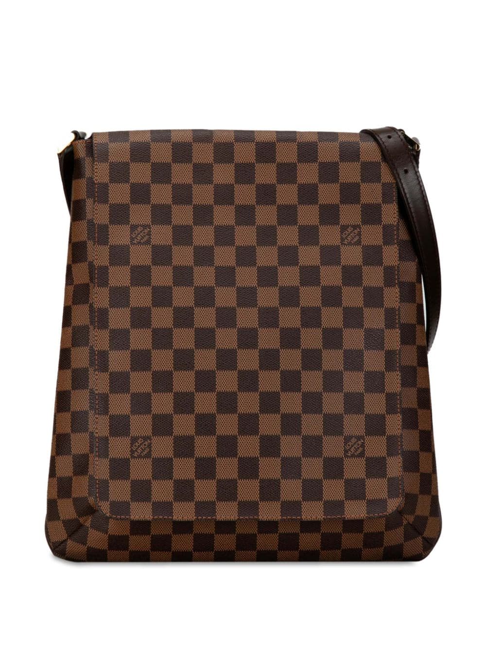 Louis Vuitton Pre-Owned 2003 Damier Ebene Musette Salsa GM crossbody bag - Braun