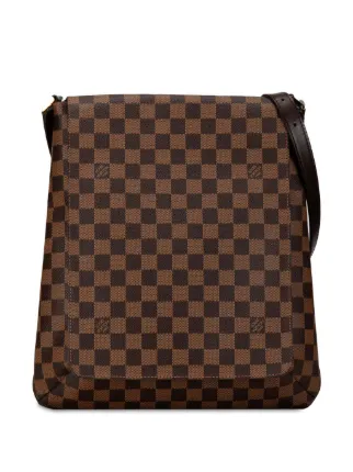 Louis Vuitton Pre Owned 2003 Damier Ebene Musette Salsa GM Umhangetasche Braun FARFETCH DE