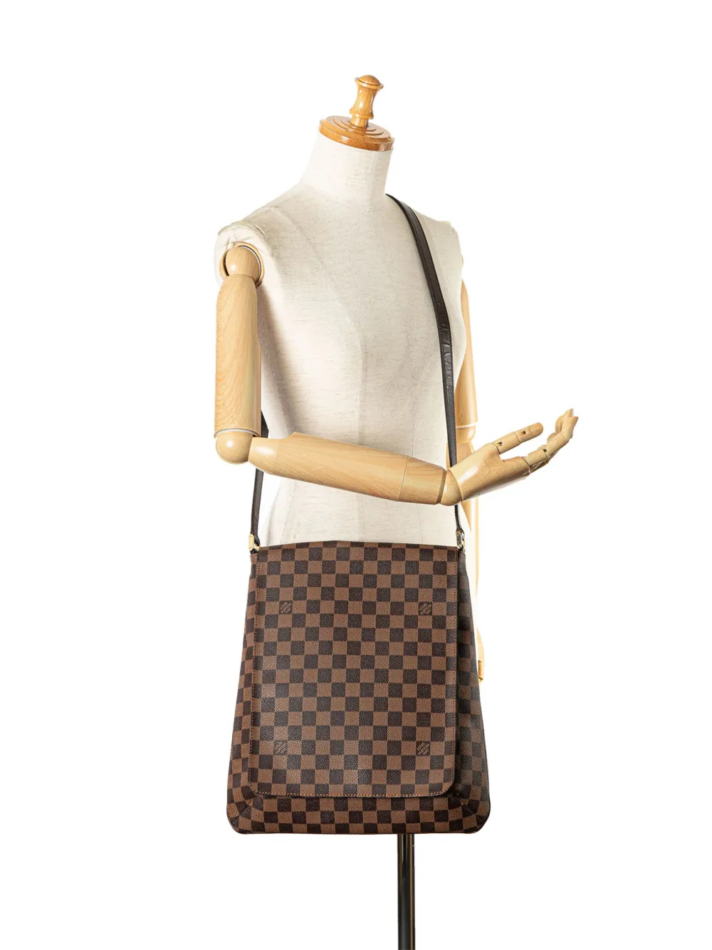 Cheap Louis Vuitton Pre-Owned 2003 Damier Ebene Musette Salsa GM crossbody bag WOMEN