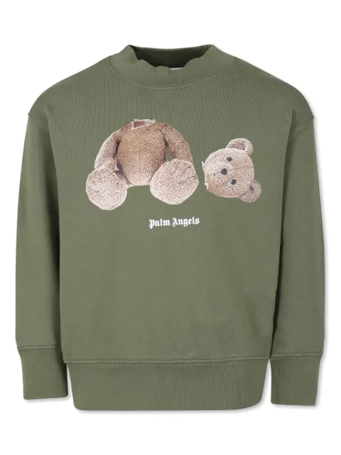 Palm Angels Kids graphic-print cotton sweatshirt