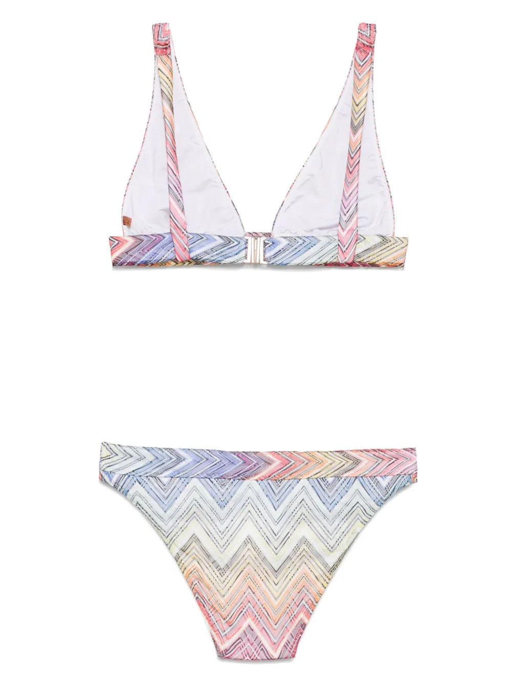 Missoni Bikini met zigzag-patroon Oranje