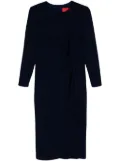 Carolina Herrera draped midi dress - Blue