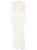 Rabanne lace maxi dress - White