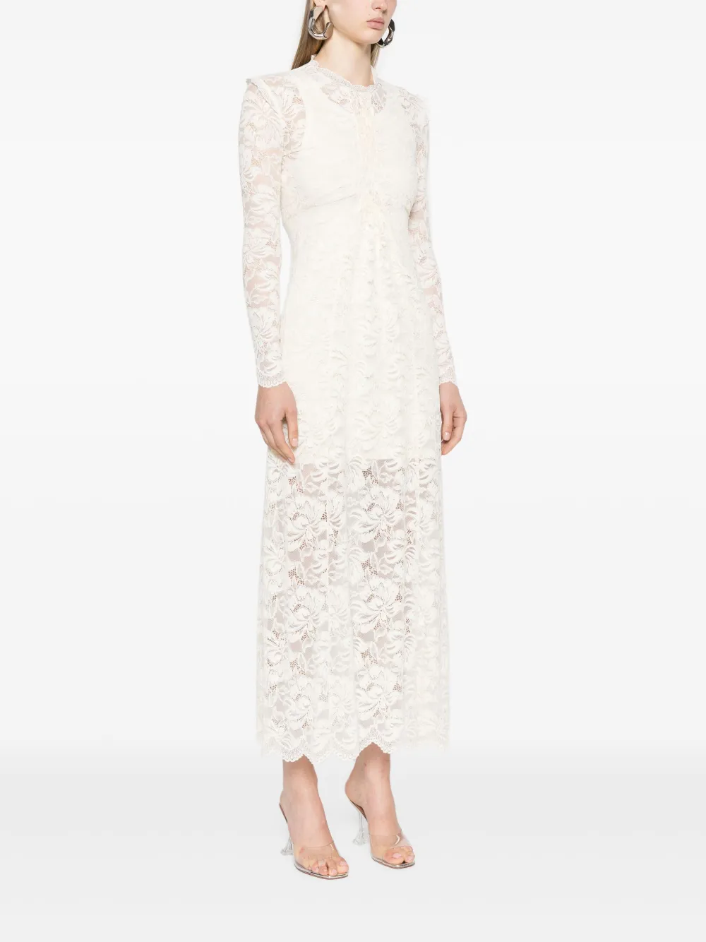 Rabanne lace maxi dress