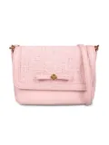 Versace Kids Gianni Ribbon tweed shoulder bag - Pink