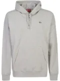 Diesel logo patch drawstring hoodie - Grey