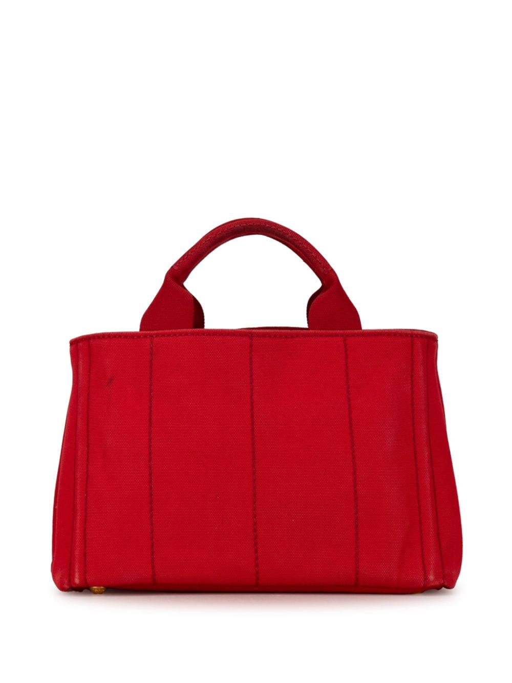 Prada Pre-Owned 2013-2023 Canapa Logo handbag - Rood