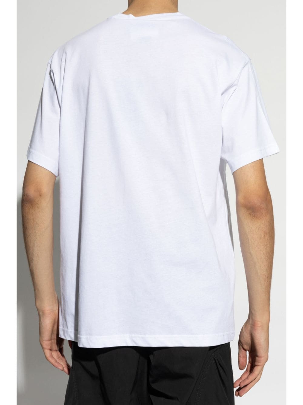 Shop Versace Jeans Couture Graphic Logo T-shirt In White