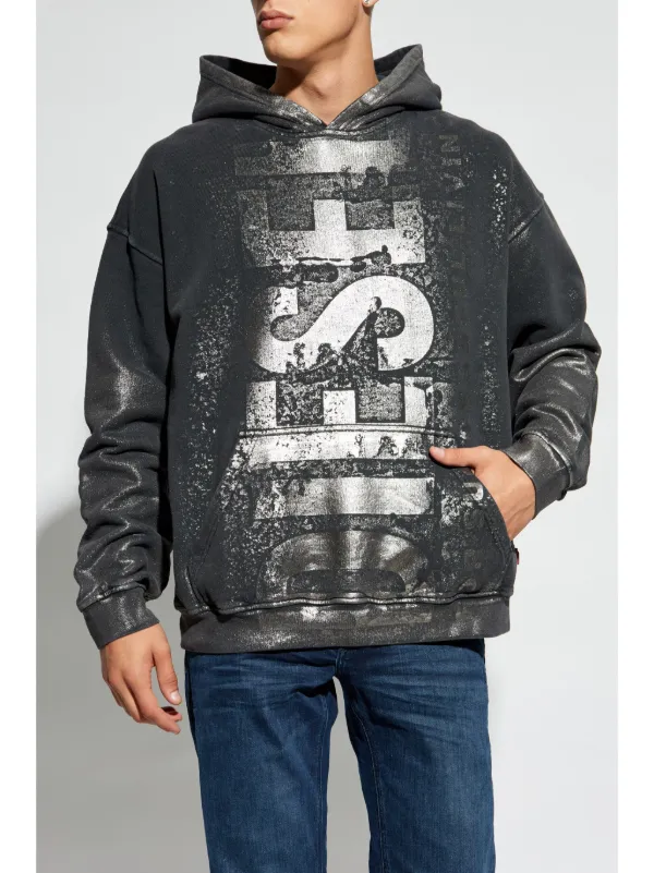 Diesel S-Boxt-Hood-Q6 Hoodie | Black | FARFETCH PL