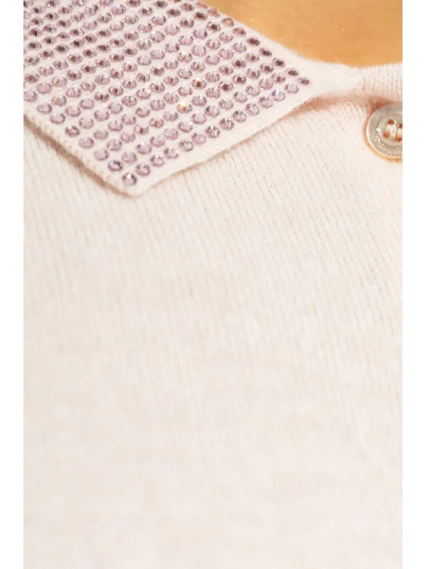 Blumarine ラインストーン ポロシャツ | ピンク | FARFETCH JP