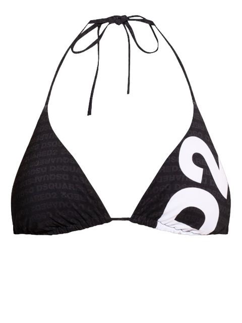 DSQUARED2 logo-print triangle bikini set Women