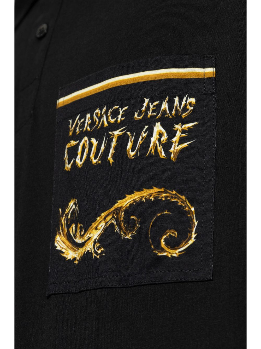 Versace Jeans Couture logo cotton polo shirt Men