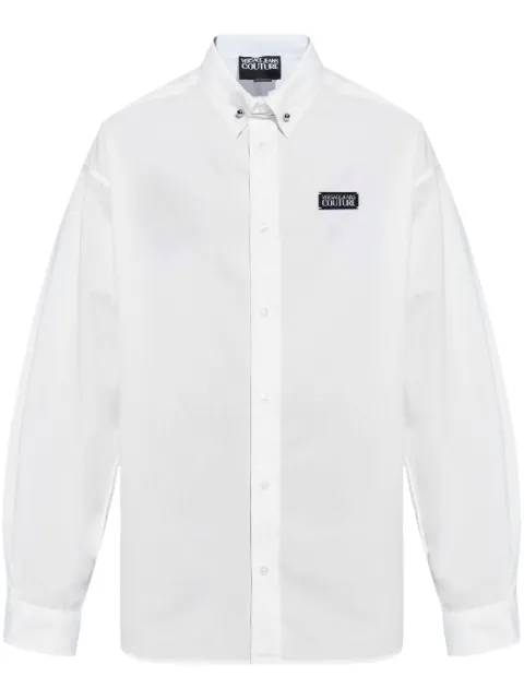 Versace Jeans Couture logo-appliqué shirt 