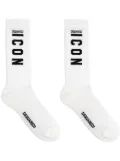 DSQUARED2 Icon mid-calf socks - White
