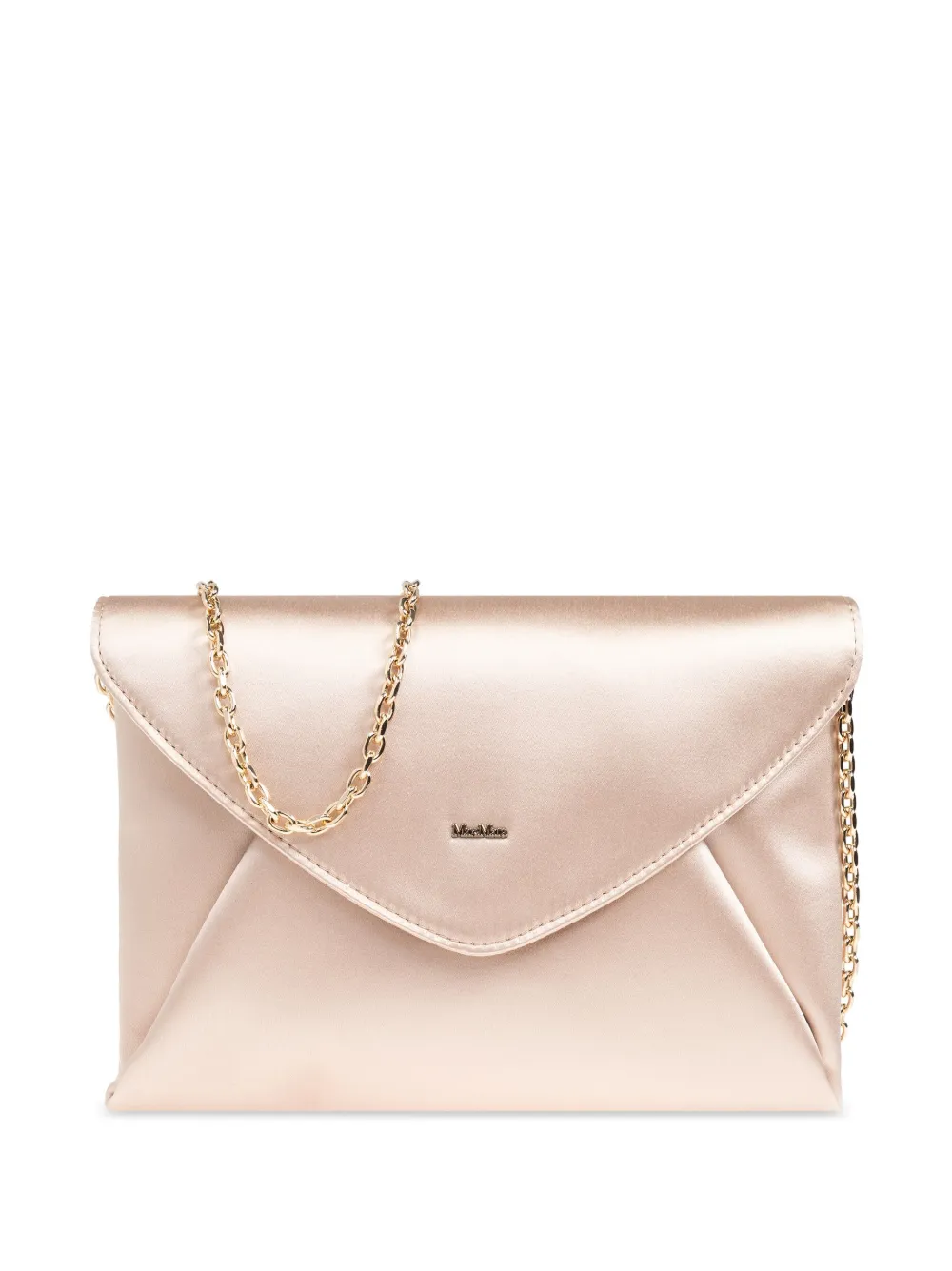 Max Mara Clutch in raso - Toni neutri