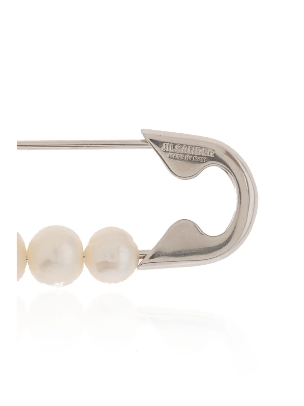 Jil Sander Pearl Clip Pin Silver FARFETCH