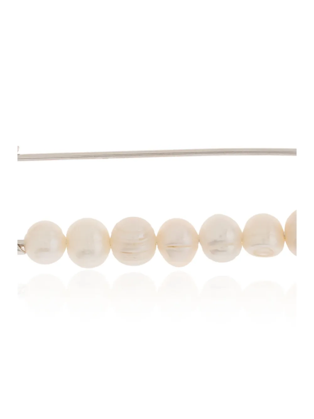 Jil Sander Pearl Clip Pin Silver FARFETCH