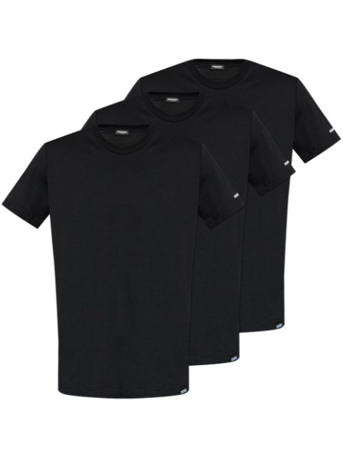 DSQUARED2 set de  tres playeras con parche del logo