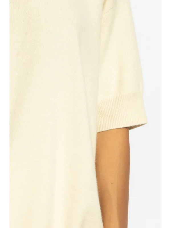 Jil Sander クルーネック ニットTシャツ | ニュートラル | FARFETCH JP